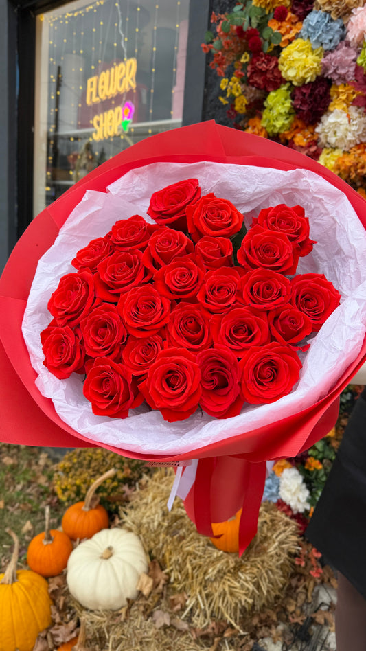 Passion Bouquet — 25 Roses