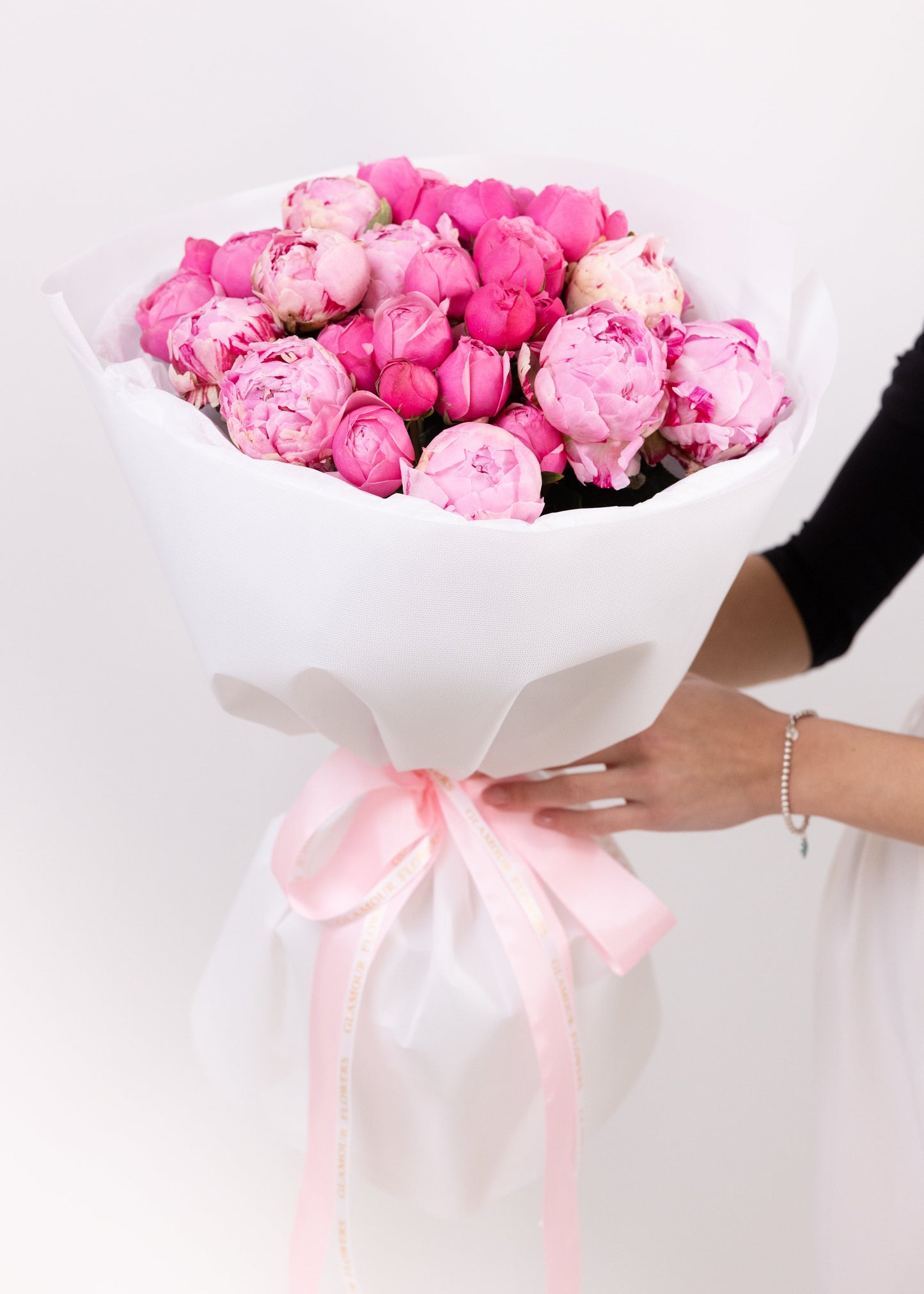 Silva Pink Peony Bouquet