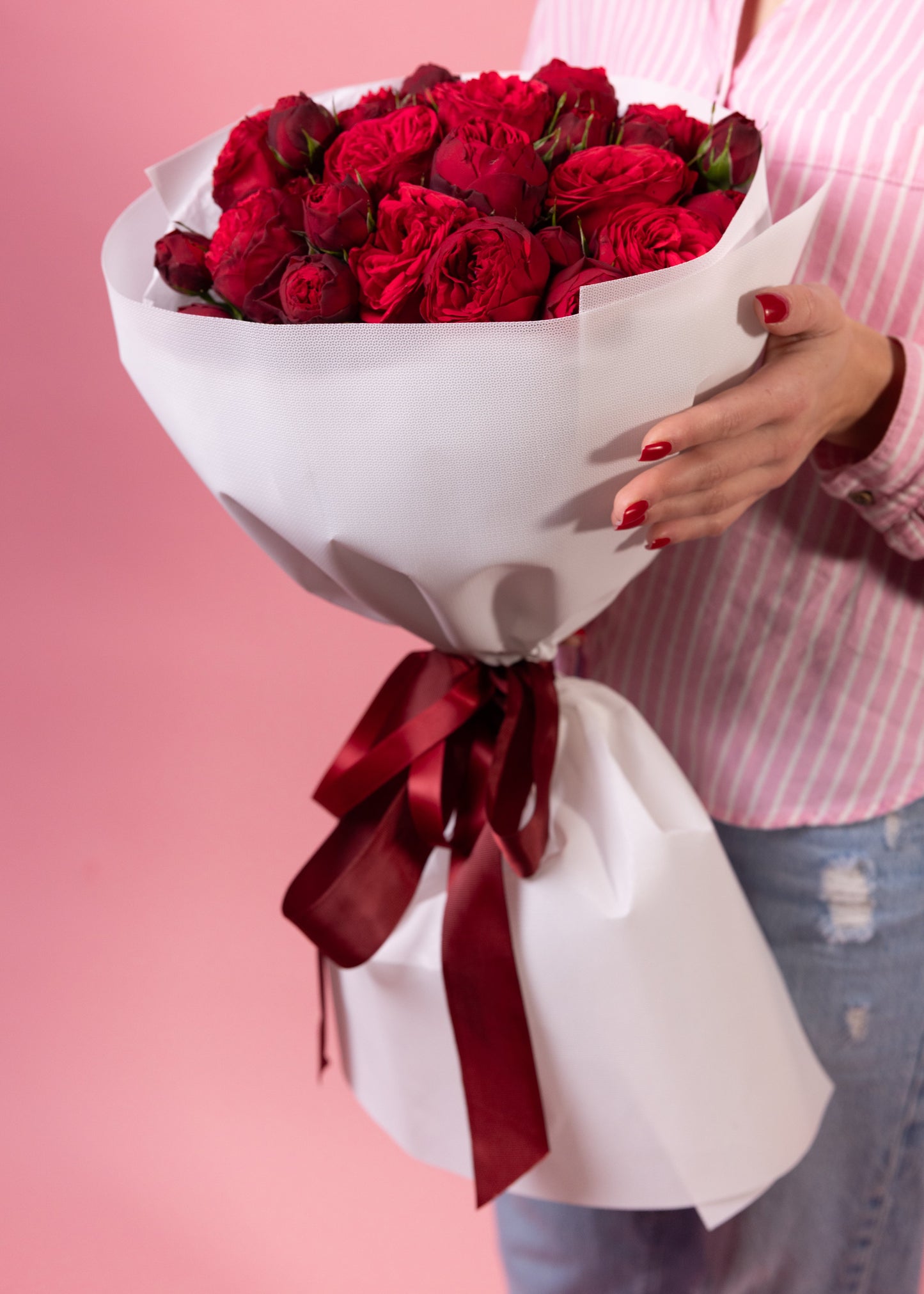 Red Piano Spray Rose Bouquet