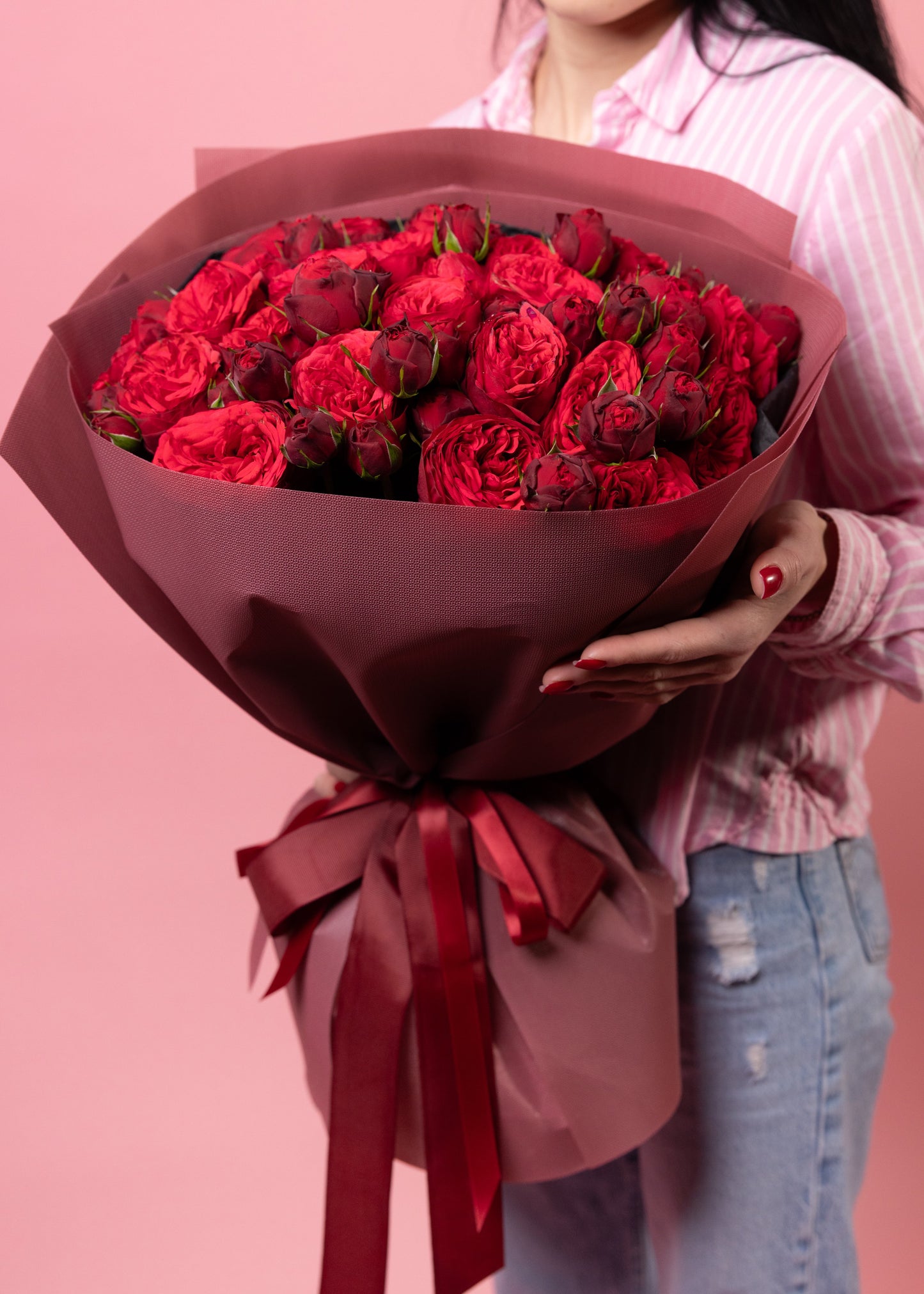 Red Piano Spray Rose Bouquet