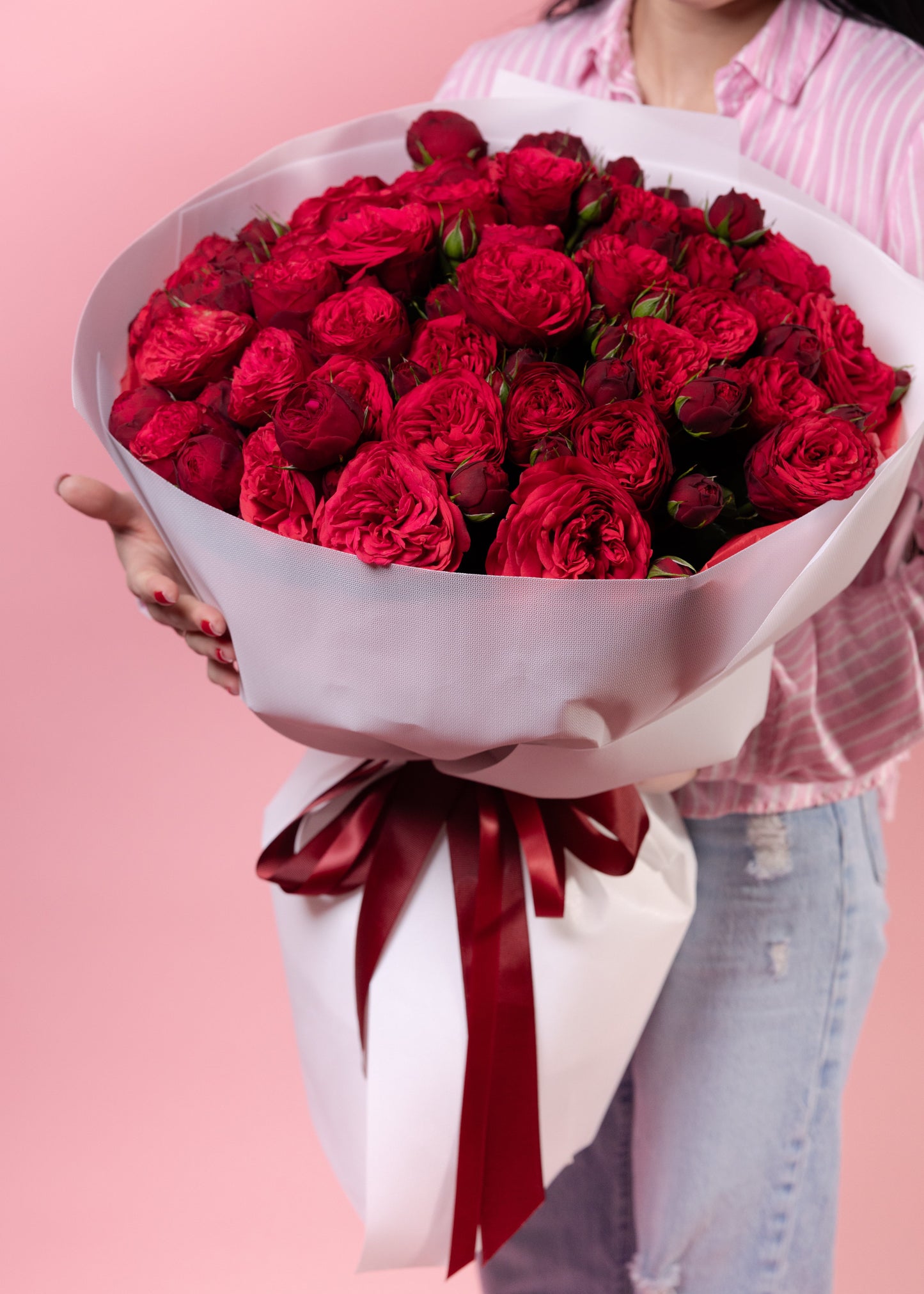 Red Piano Spray Rose Bouquet
