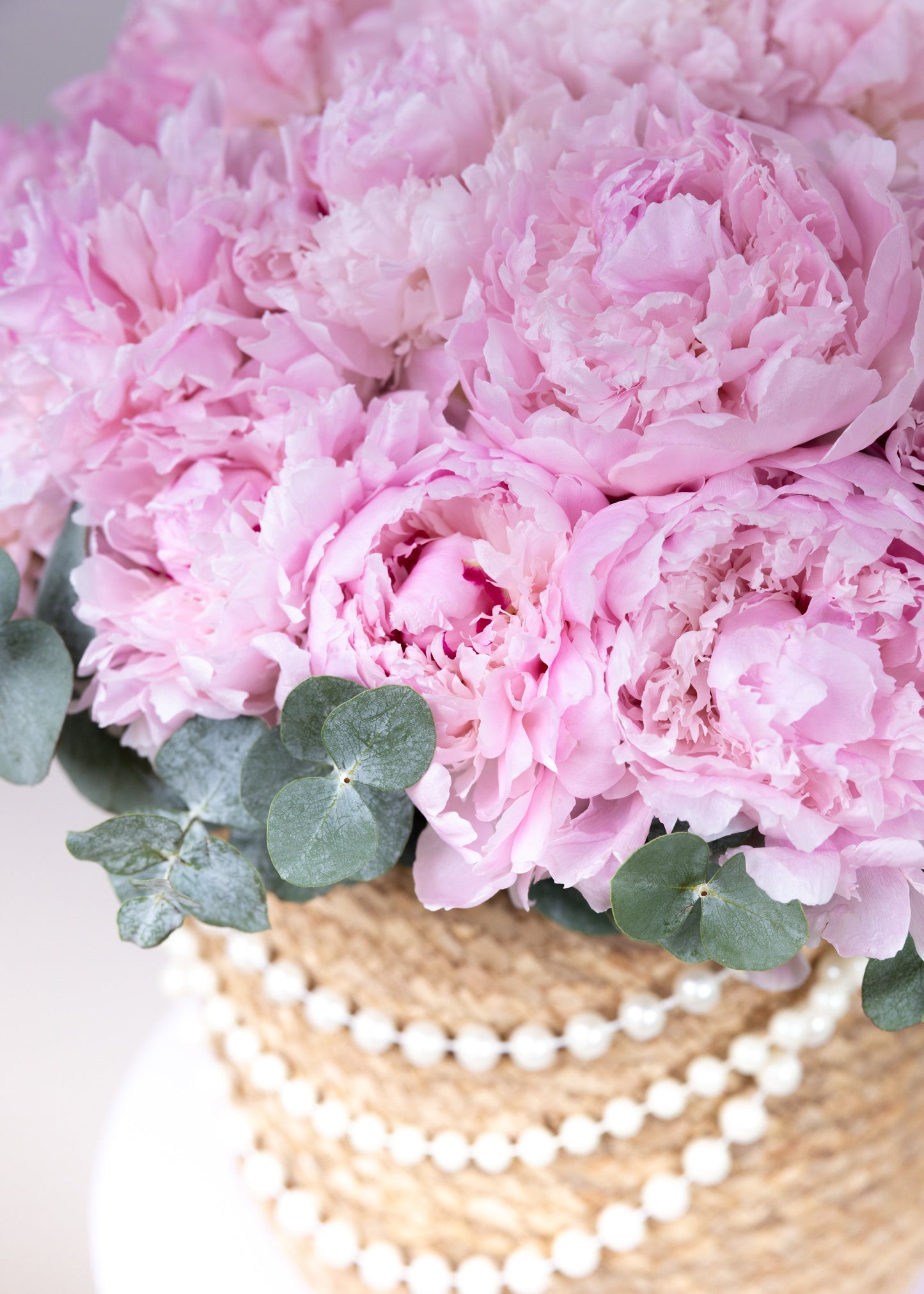 Blush Pearl Peonies Arrangment