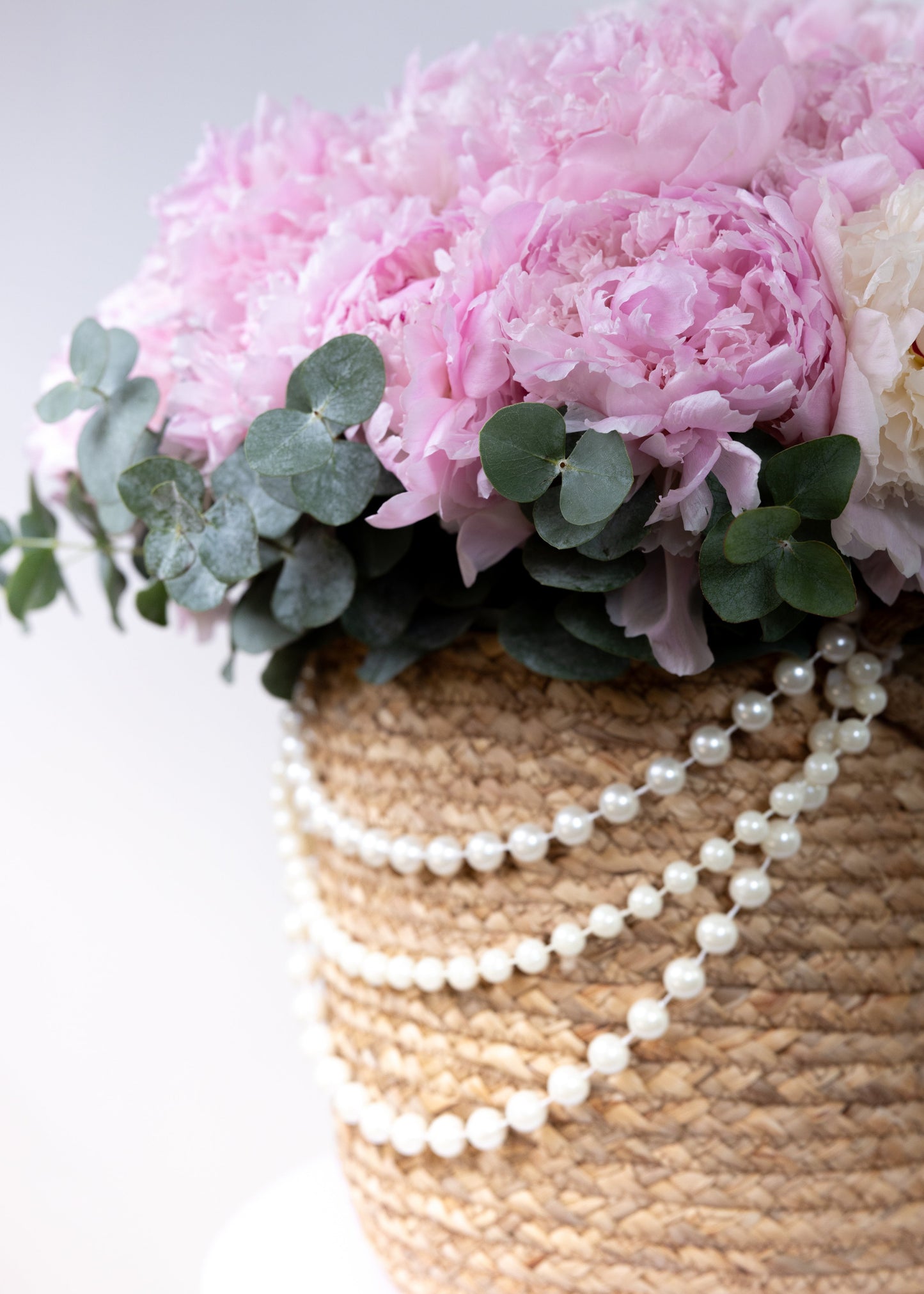 Blush Pearl Peonies Arrangment
