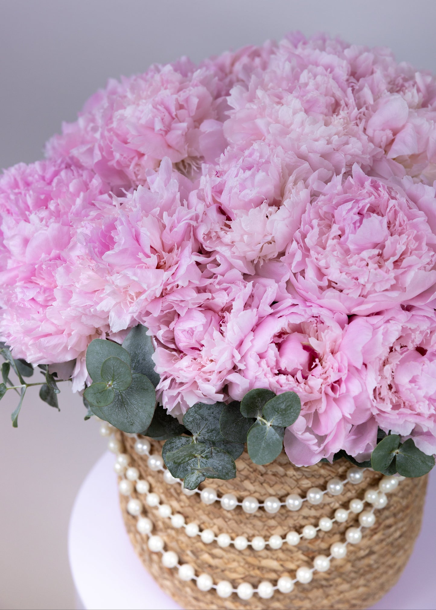 Blush Pearl Peonies Arrangment
