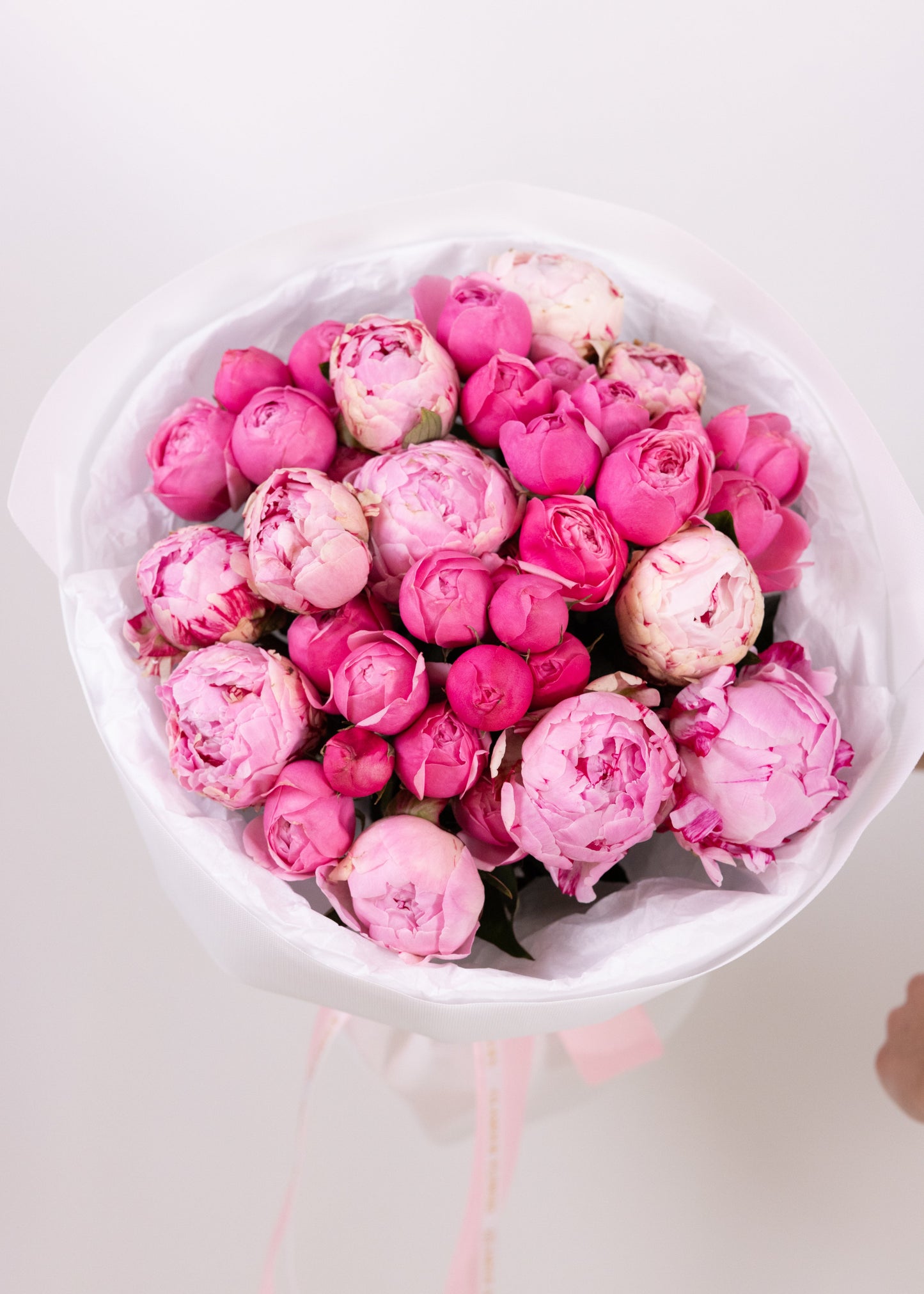 Silva Pink Peony Bouquet