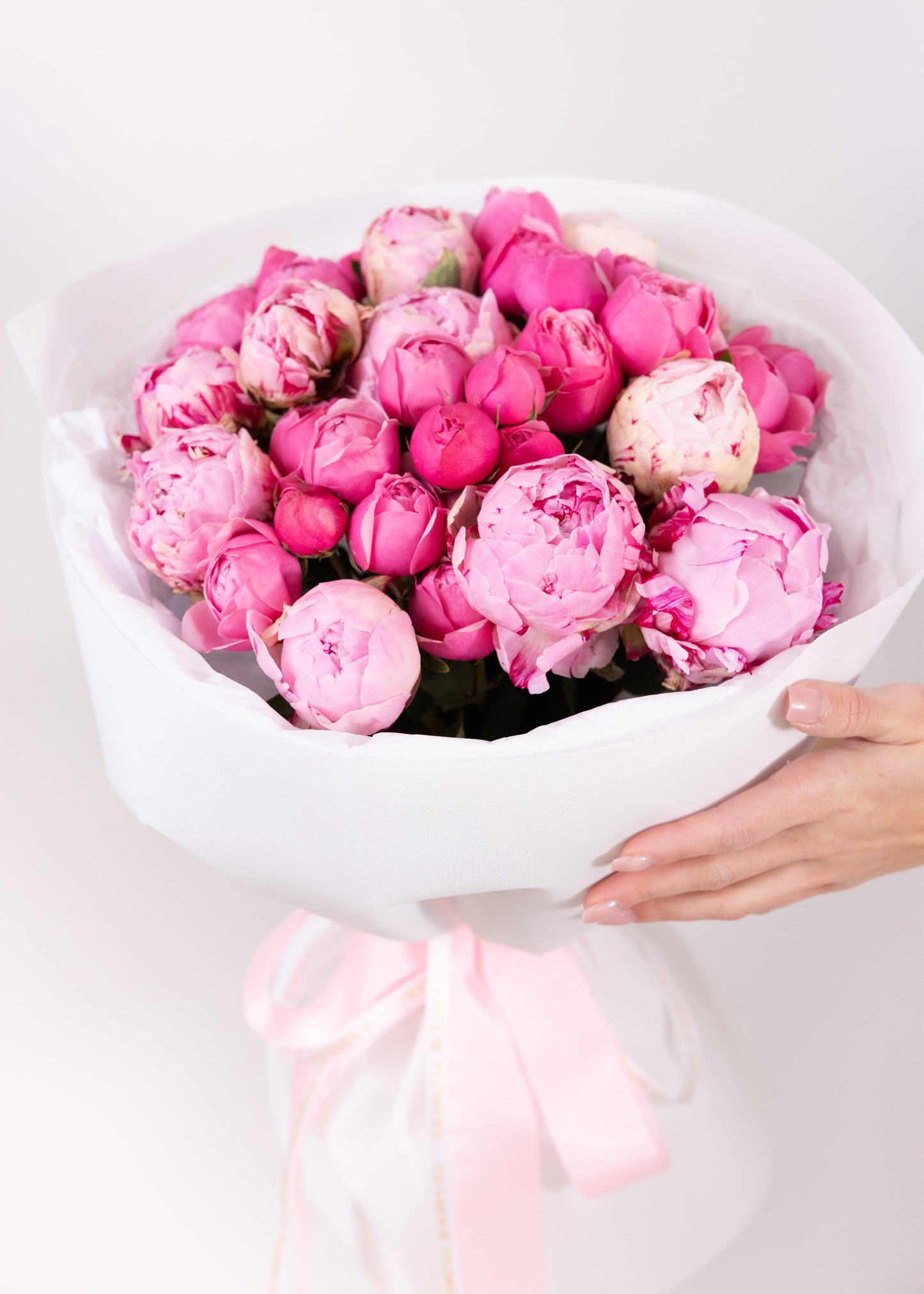Silva Pink Peony Bouquet
